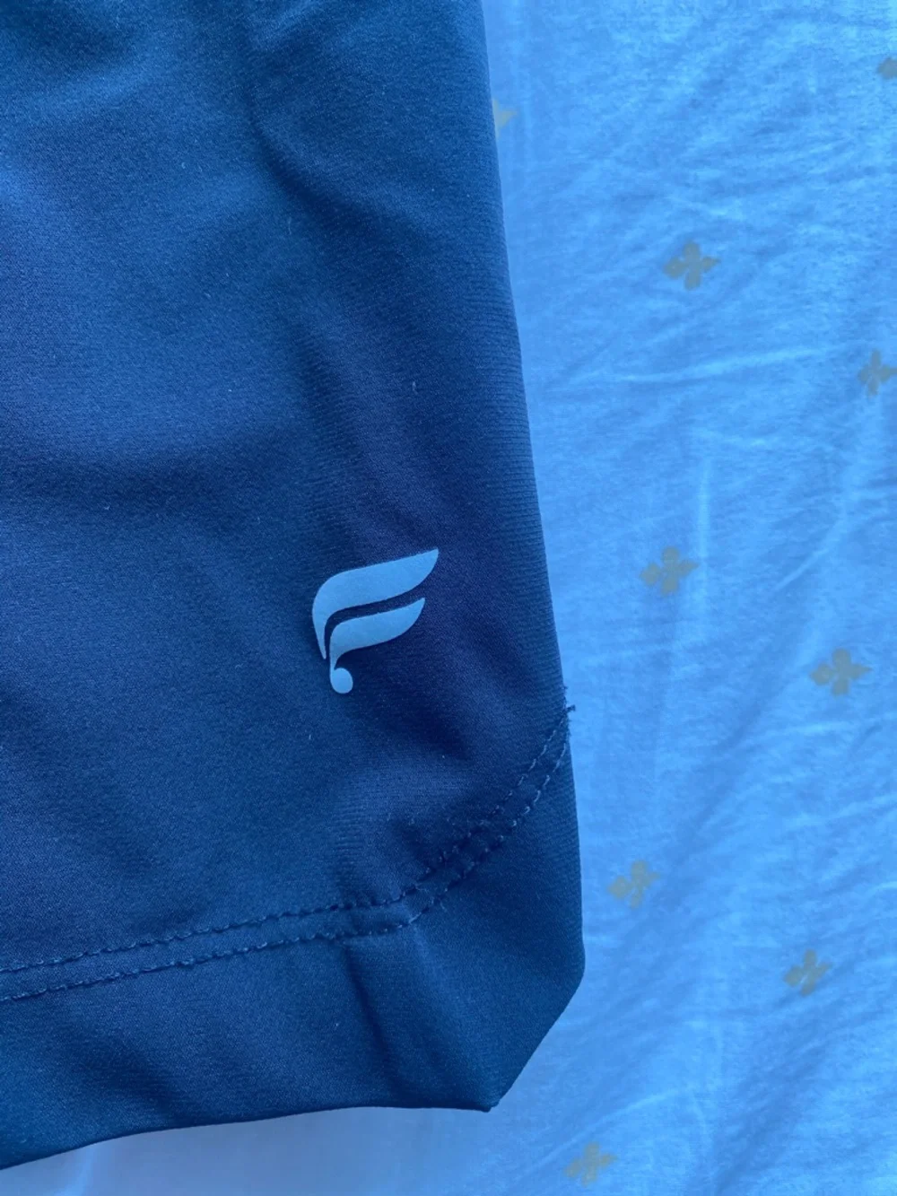 Fabeletics Black Athletic Drawstring Shorts with Subtle Logo 5 inch length - Picture 5 of 5